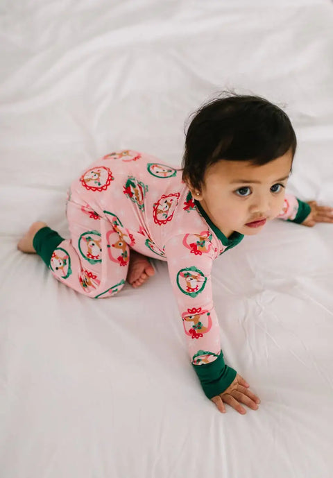 Zippy Bamboo Baby Pajama - Reindeer