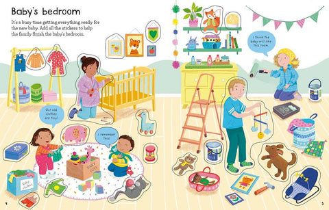 First Sticker Book - The New Baby