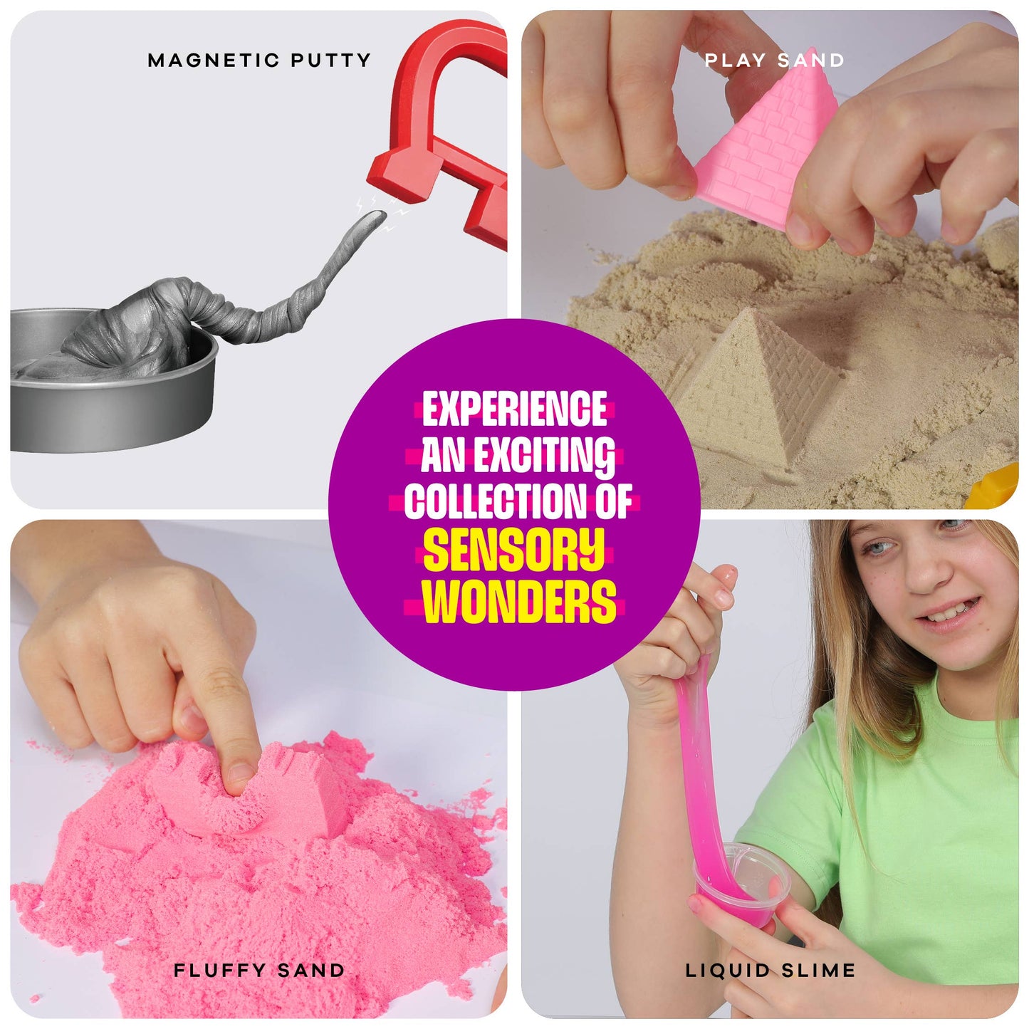 Slime, Putty & Sand Sensory Science Kit