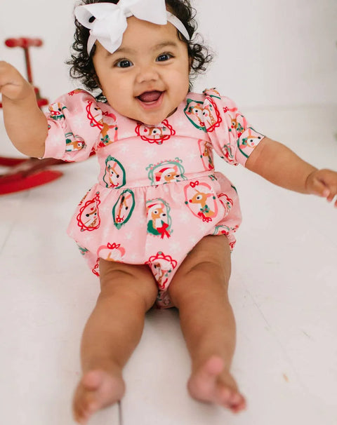 Puff Baby Romper - Reindeer