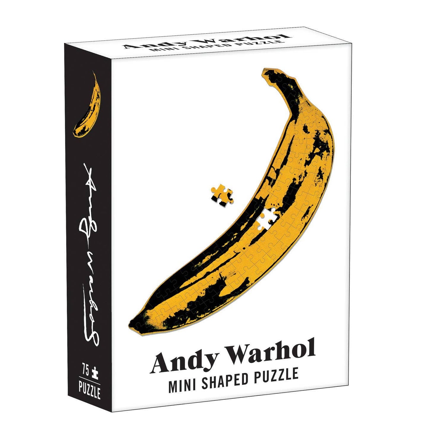 Andy Warhol Banana 100 Piece Mini Shaped Jigsaw Puzzle - Mudpuppy