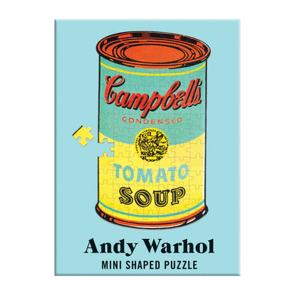 Andy Warhol Campbell's Soup 100 Piece Mini Shaped Puzzle - Mudpuppy