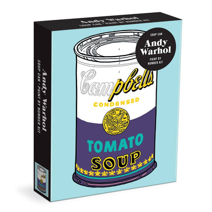 Andy Warhol Soup Can Paint By Number Kit - Mudpuppy