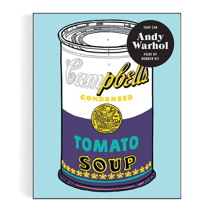 Andy Warhol Soup Can Paint By Number Kit - Mudpuppy