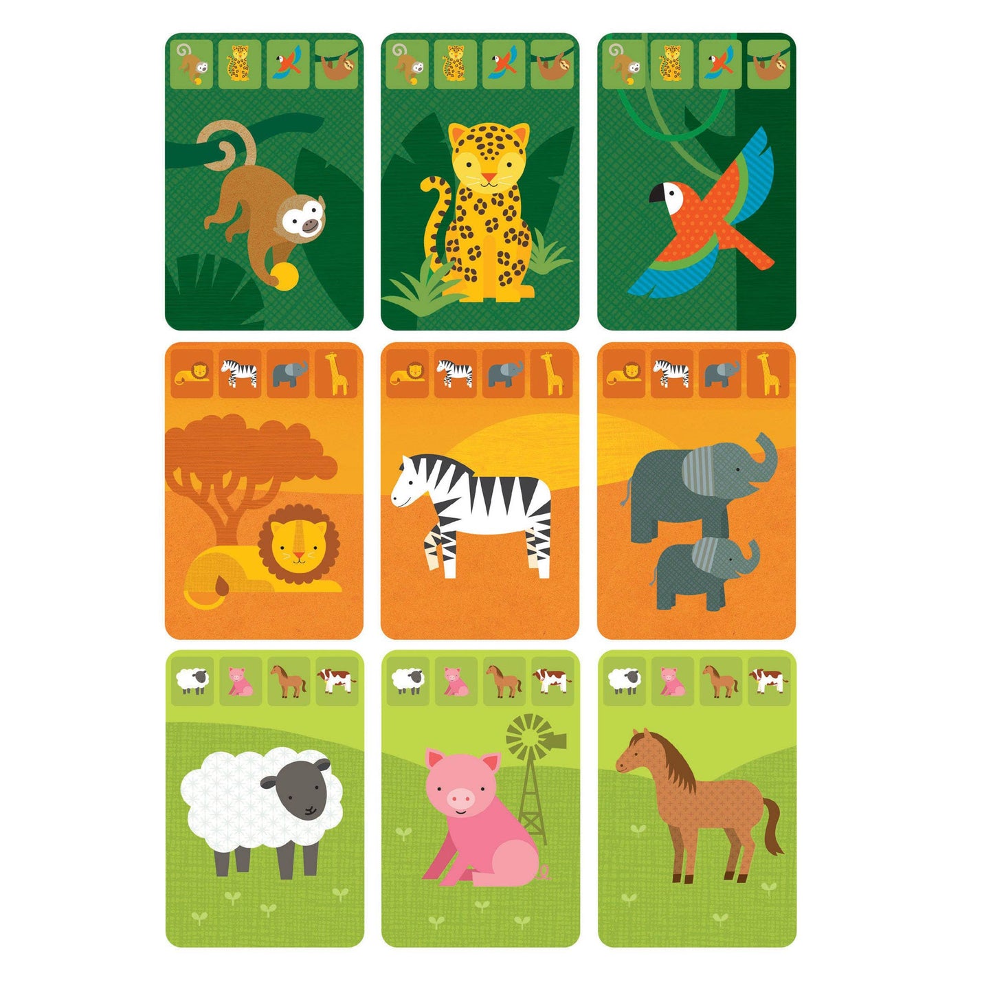 Animal Kingdom Card Game - Petit Collage