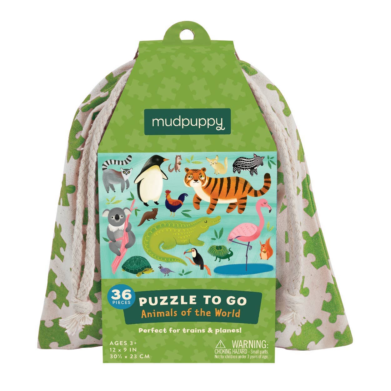 Animals Of The World Puzzle To Go - Mudpuppy