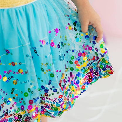 Aqua Confetti Tutu Skirt - Sweet Wink