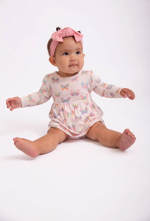 Butterfly Bliss Bamboo Bodysuit Dress