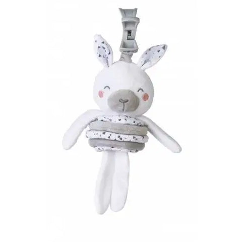 Alpaca Gray Attachable Spring Rattle