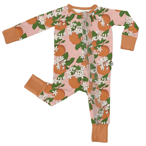 Orange Blossoms Bamboo Pajama
