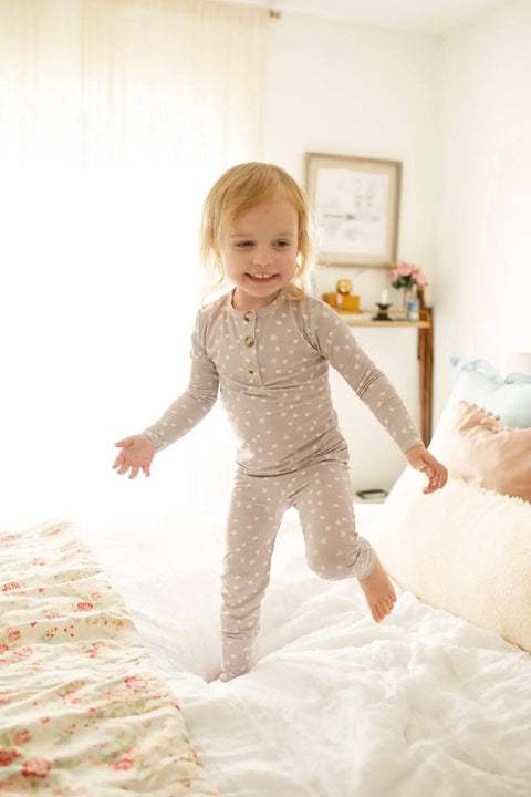 Oopsie Daisy Bamboo Henley PJ Set