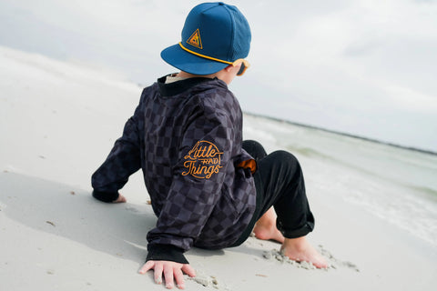 Waterproof Letterman Jacket (Checkers)