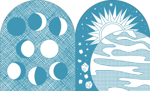 Coloring Book With Stickers - Outer Space