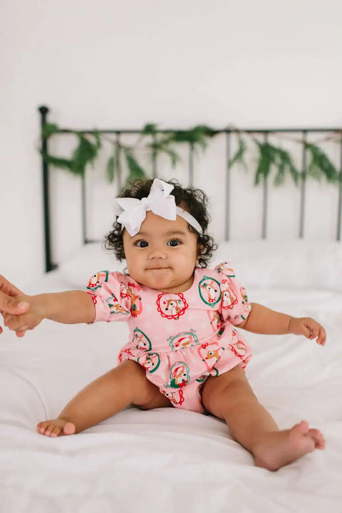 Puff Baby Romper - Reindeer