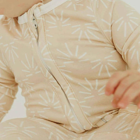 Zip-Up Footie Pajama - Sol