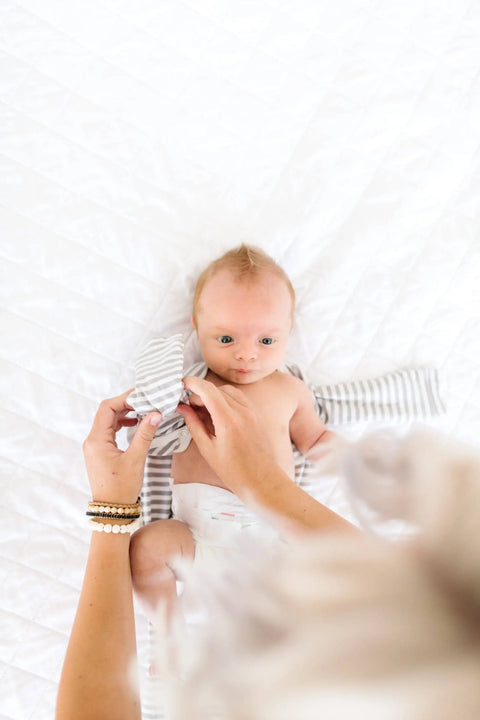 Newborn Knotted Gown - Everest