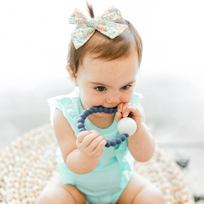 Cutie Teether Rattle: Dandy Clear - Ryan & Rose