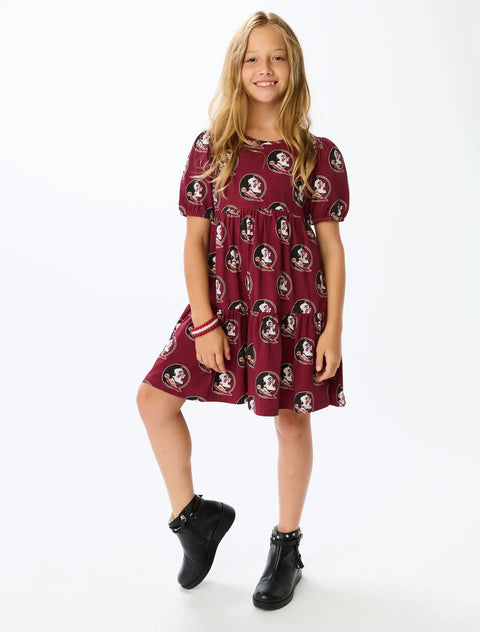 FSU Girls Tiered Dress