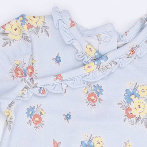 Kimono Gown & Knot Headband - Country Stitch Floral