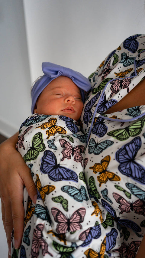 Purple Baby Bow
