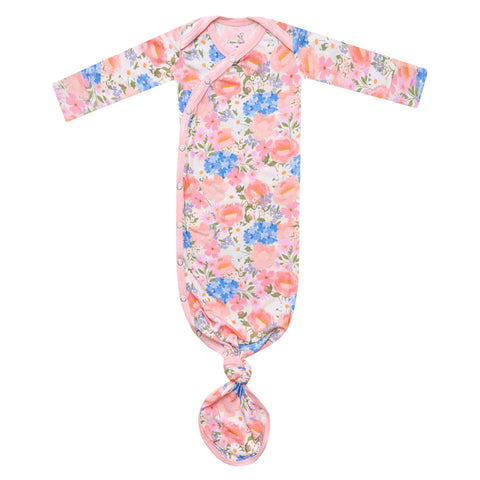 Bamboo Newborn Knotted Gown - Penelope