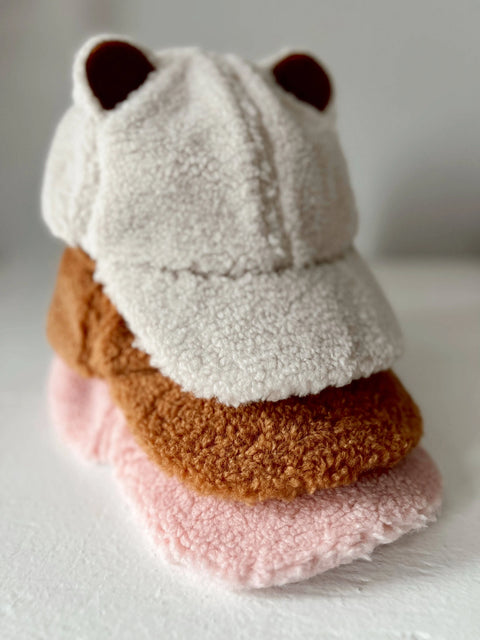 Sherpa Bear Hat - Natural