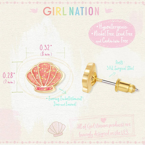 Cutie Stud Earrings | Shell-abrate