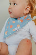 Baby Bandana Bibs - Clementine - Copper Pearl