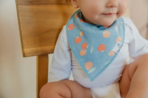 Baby Bandana Bibs - Clementine - Copper Pearl