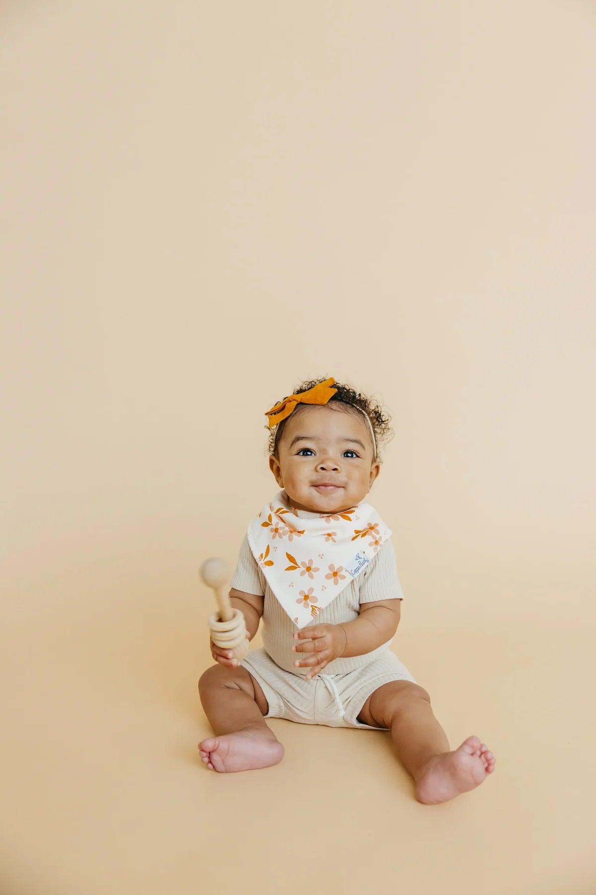 Baby Bandana Bibs - Rue - Copper Pearl