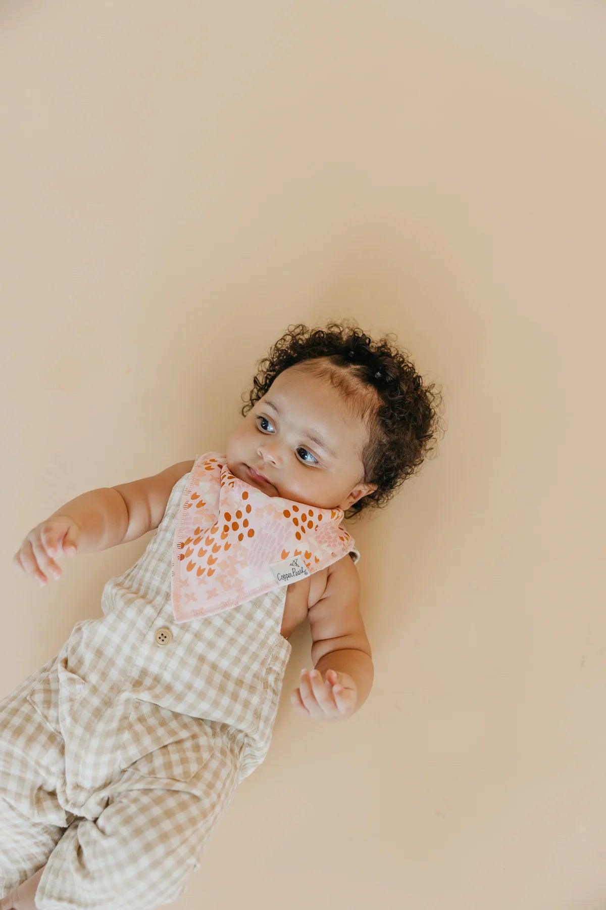 Baby Bandana Bibs - Rue - Copper Pearl