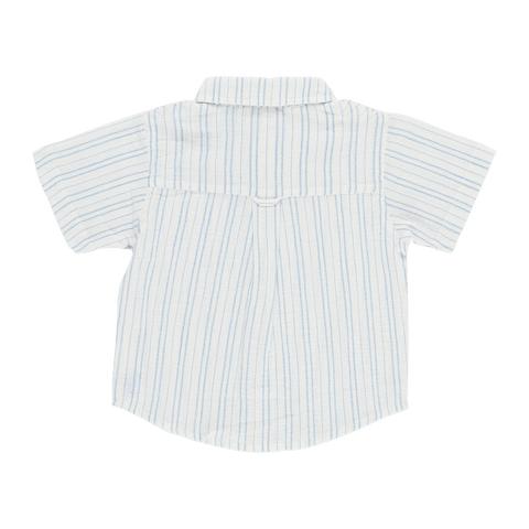 Baby Boys Jack Shirt - Riviera Stripe - Pink Chicken