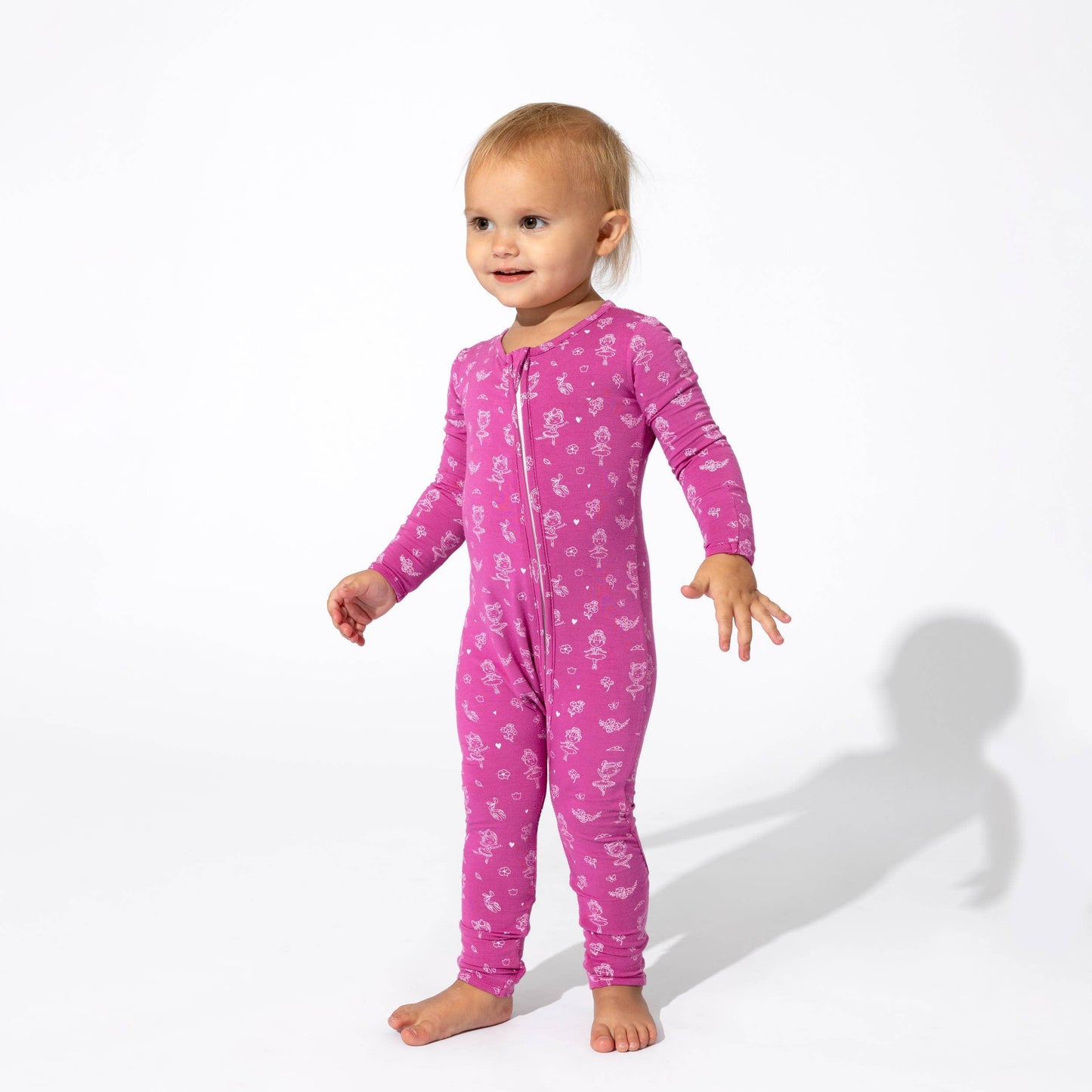 Ballerina Convertible Footie Bamboo Pajama - Bellabu Bear