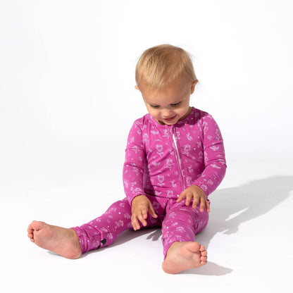 Ballerina Convertible Footie Bamboo Pajama - Bellabu Bear