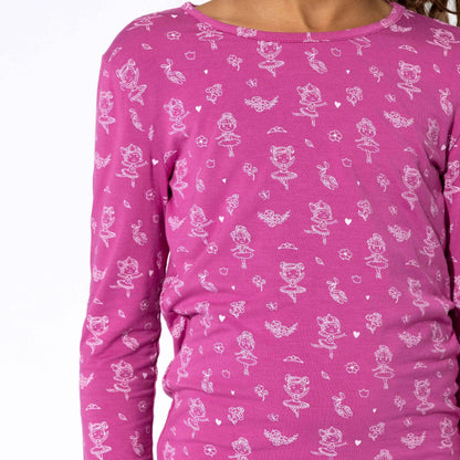 Ballerina Kids Bamboo Pajamas - Bellabu Bear