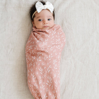 Bamboo Muslin Swaddle: Wildflower - Saranoni