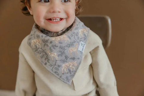 Bandana Bib Set - Timber - Copper Pearl