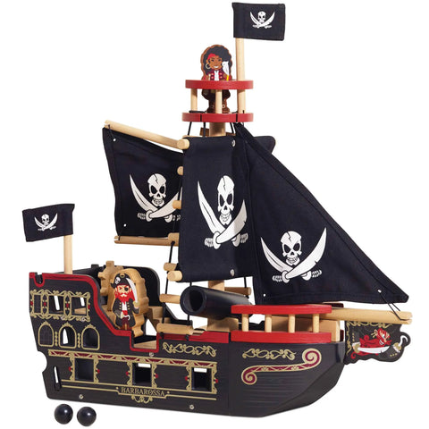 Barbarossa Pirate Ship & Characters - Le Toy Van