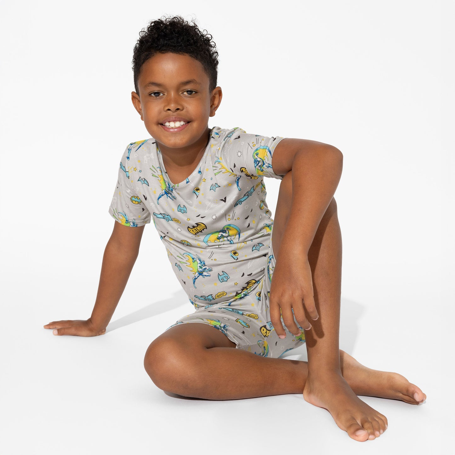 Batman Bamboo Kids Pajama Short Set - Bellabu Bear