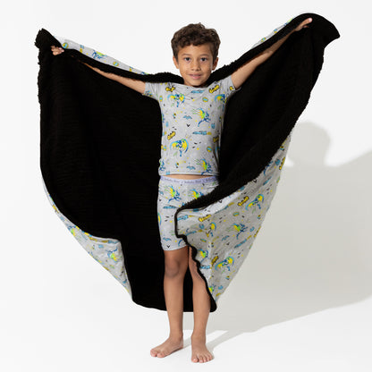 Batman Bamboo Kids Pajama Short Set - Bellabu Bear