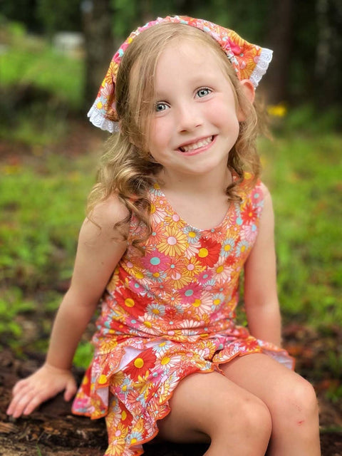 Bamboo Top and Short Set - Summer Bloom