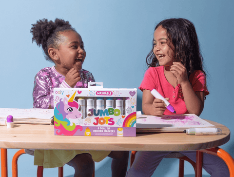 Jumbo Jots Dual Tip Unicorn Stamp Markers
