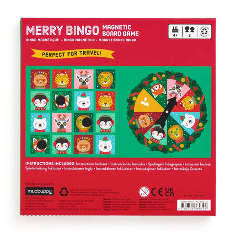 Merry Bingo! Christmas Magnetic Board Game