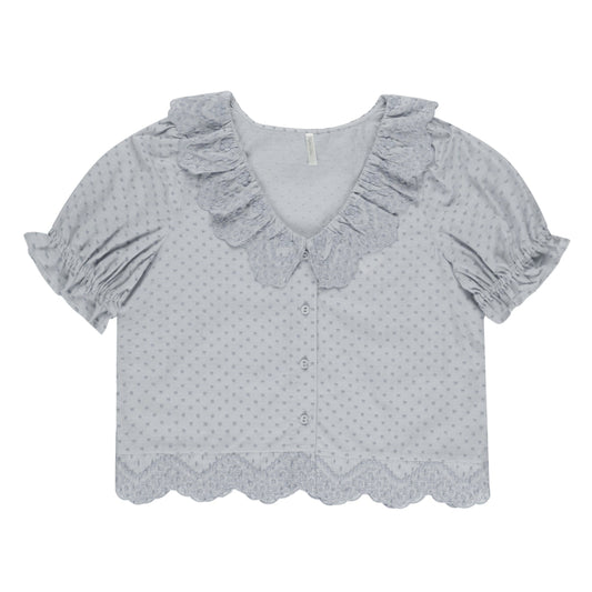 Bella Blouse | Dusty Blue - Rylee + Cru