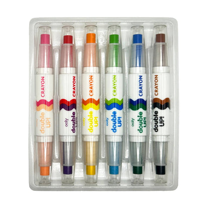 Double Up! Double-Ended Crayons (Set of 6)