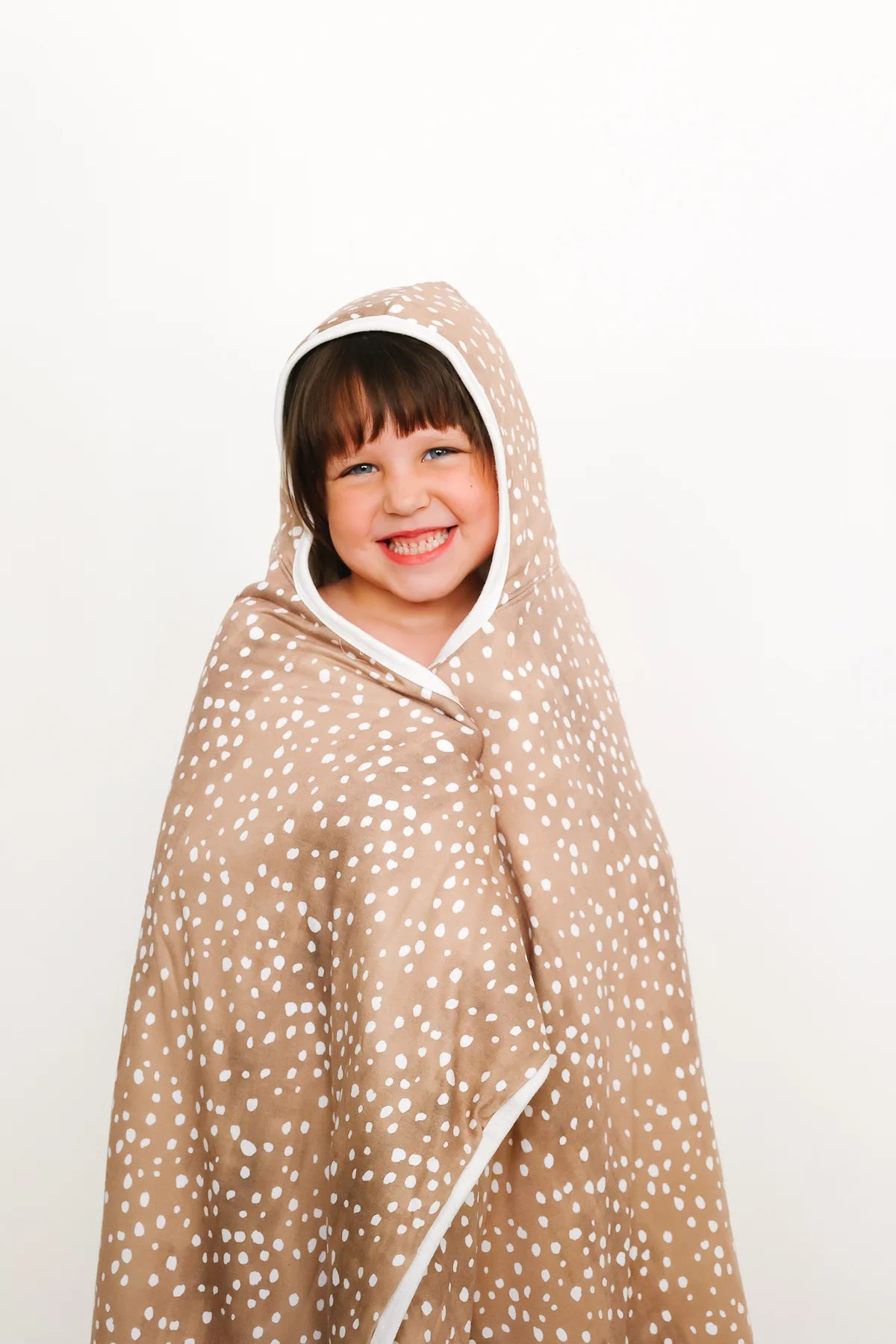 Big Kid Hooded Towel - Fawn - Copper Pearl