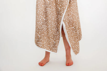 Big Kid Hooded Towel - Fawn - Copper Pearl