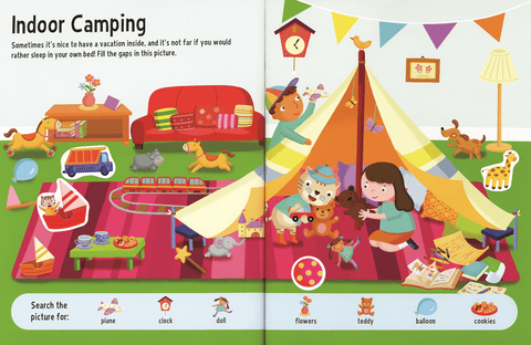 Big Stickers, Vacations Activity Book - EDC Publishing