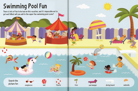 Big Stickers, Vacations Activity Book - EDC Publishing