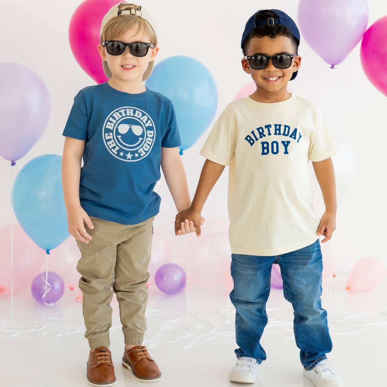 Birthday Boy Varsity Kids Shirt - Sweet Wink